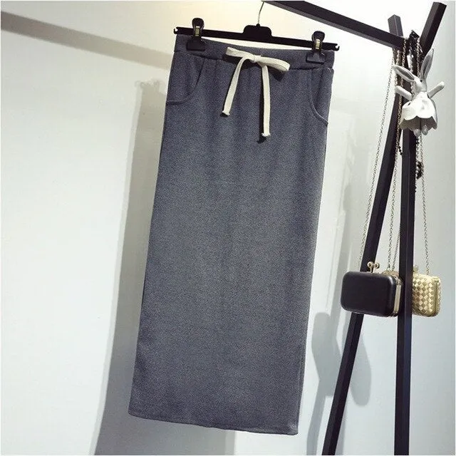 Bodycon Split Long Skirt