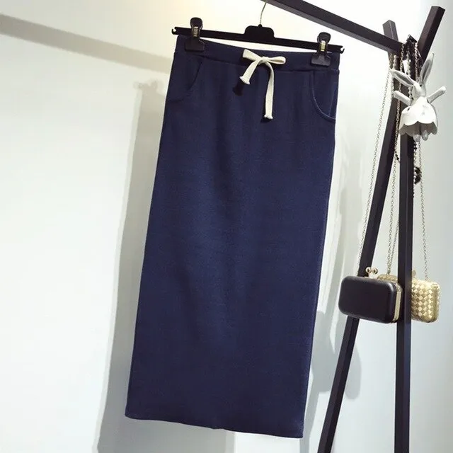 Bodycon Split Long Skirt
