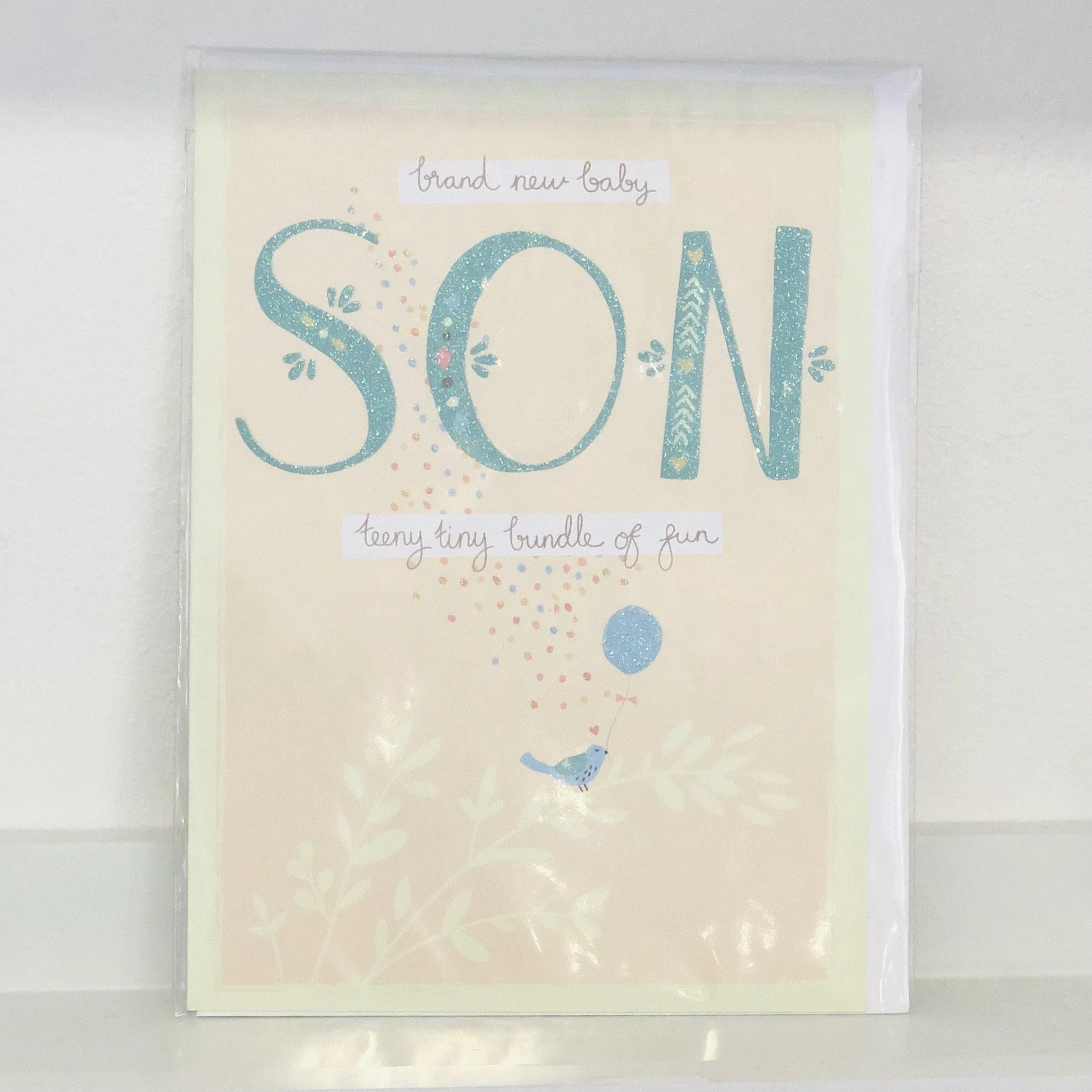 Brand New Baby Son Card