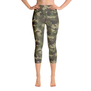 Camo Capri Yoga Pants