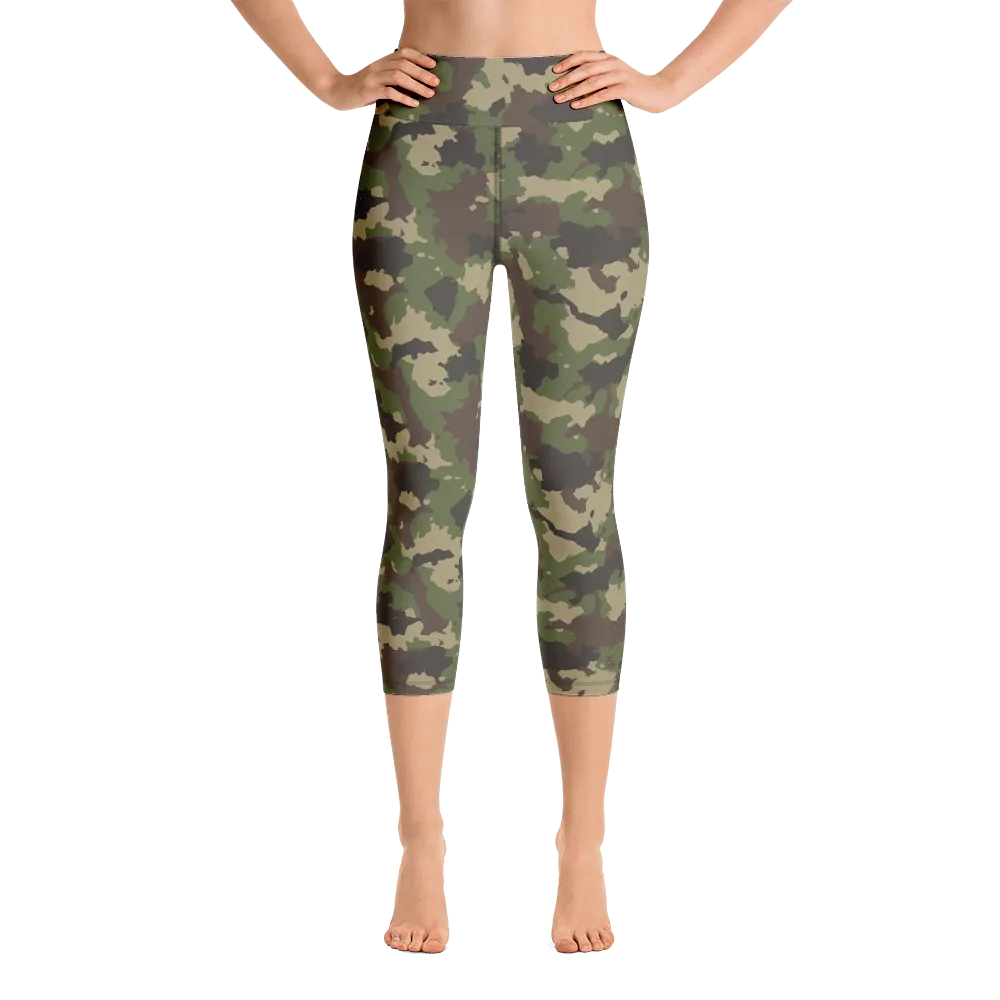 Camo Capri Yoga Pants