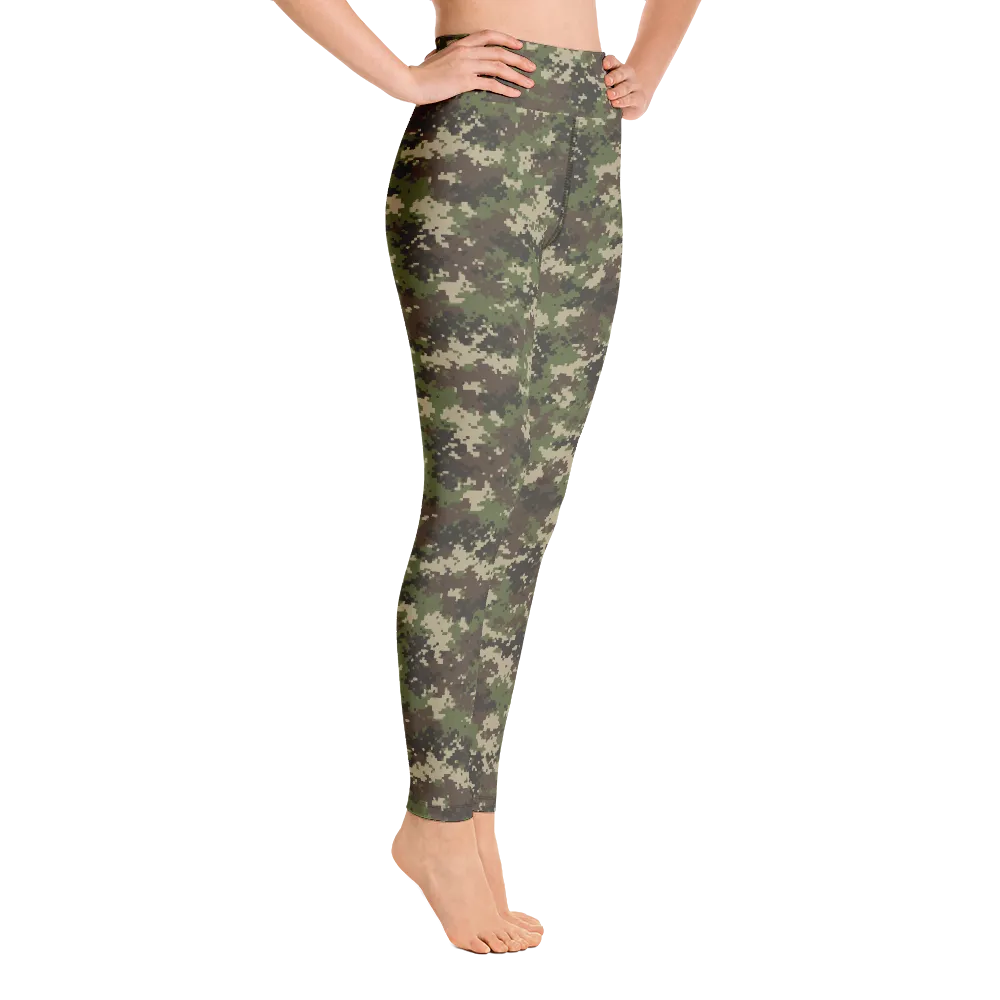 Camo Pixel Yoga Pants