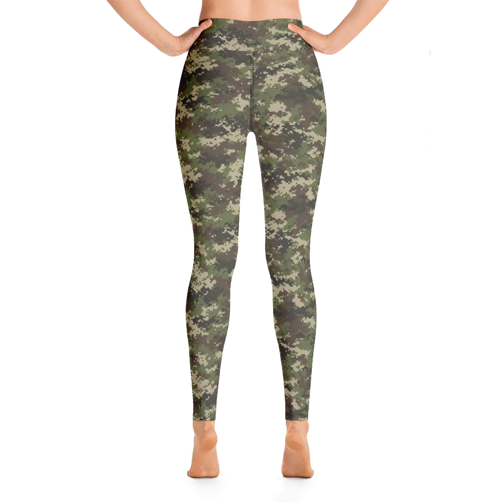 Camo Pixel Yoga Pants
