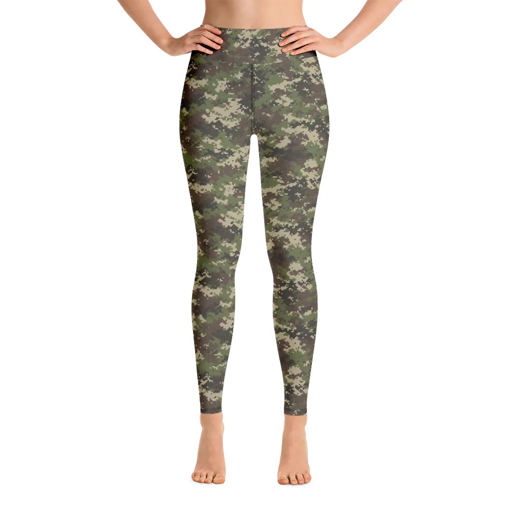 Camo Pixel Yoga Pants