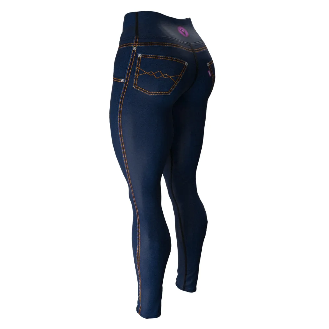 Denim Glow (Women's Yoga Pants) Yoga Bliss/Urban