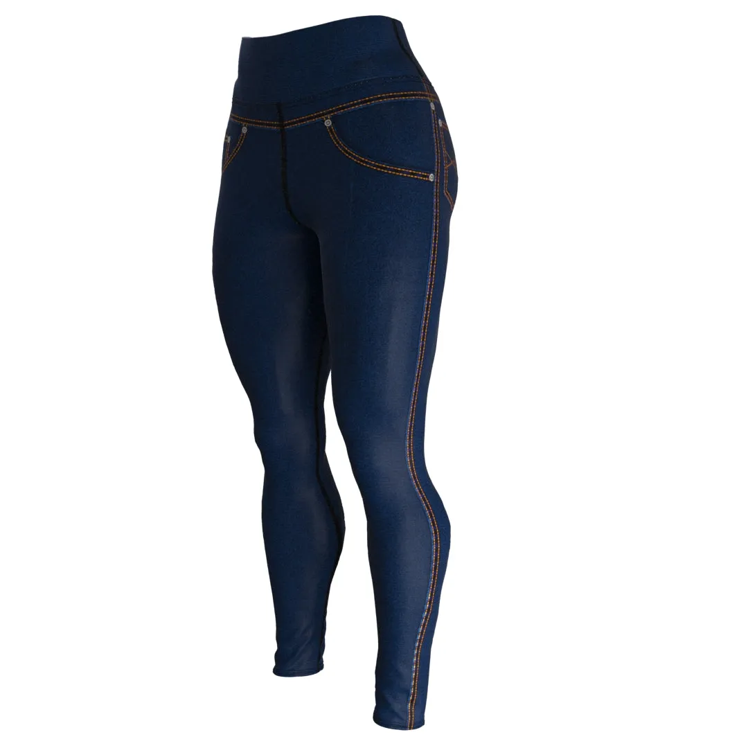 Denim Glow (Women's Yoga Pants) Yoga Bliss/Urban