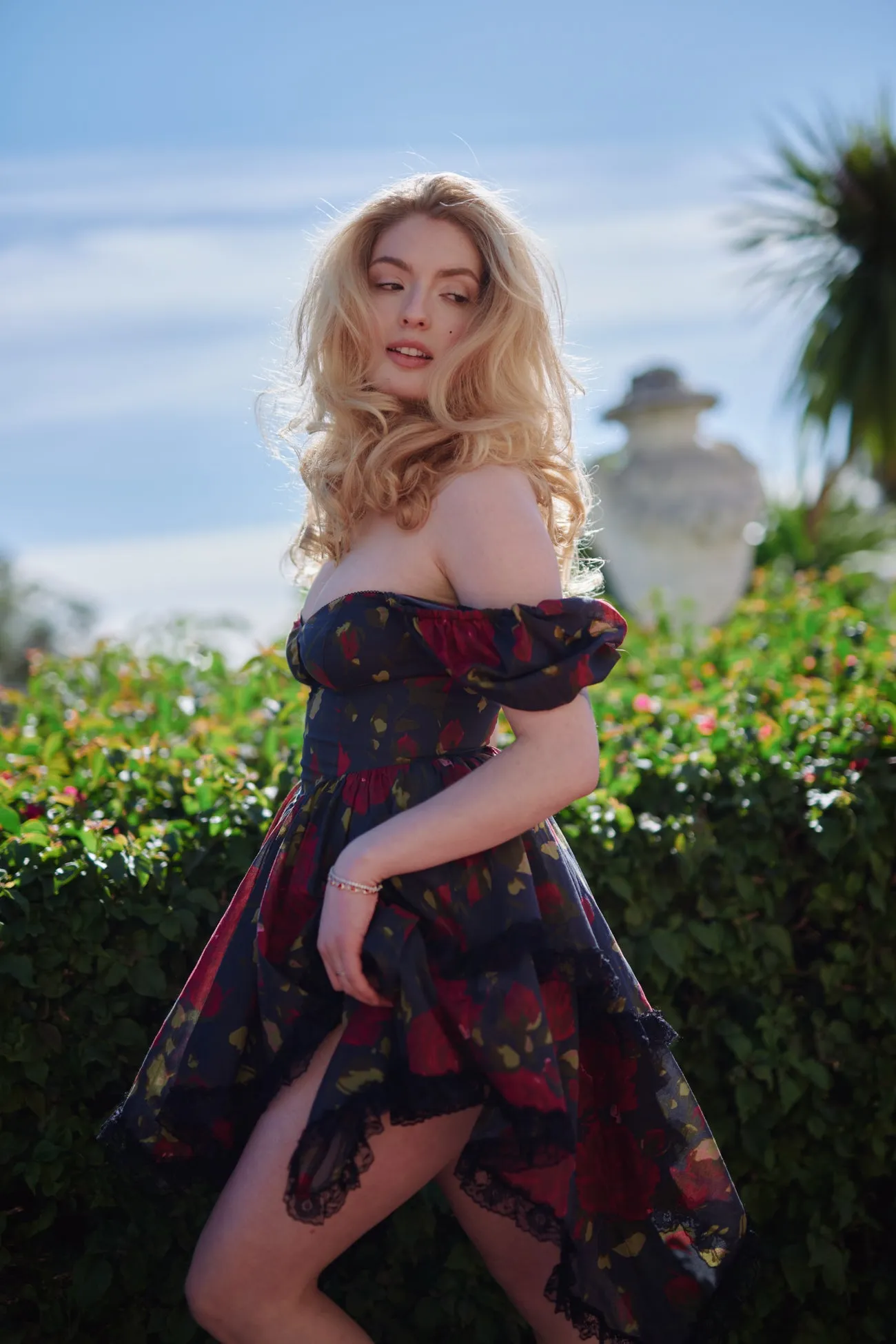 Eden Lace Hankie Dress