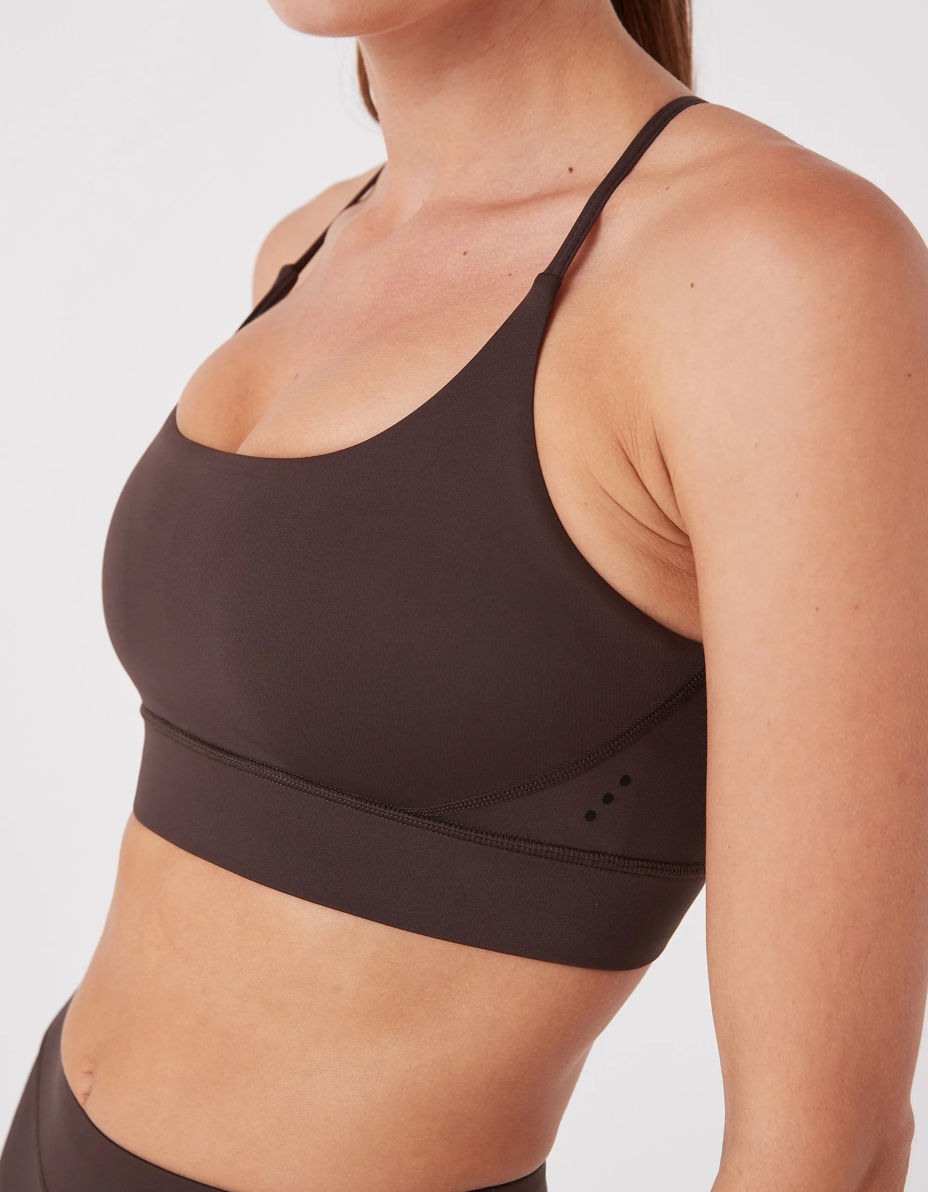 Hold Sports Bra Choc