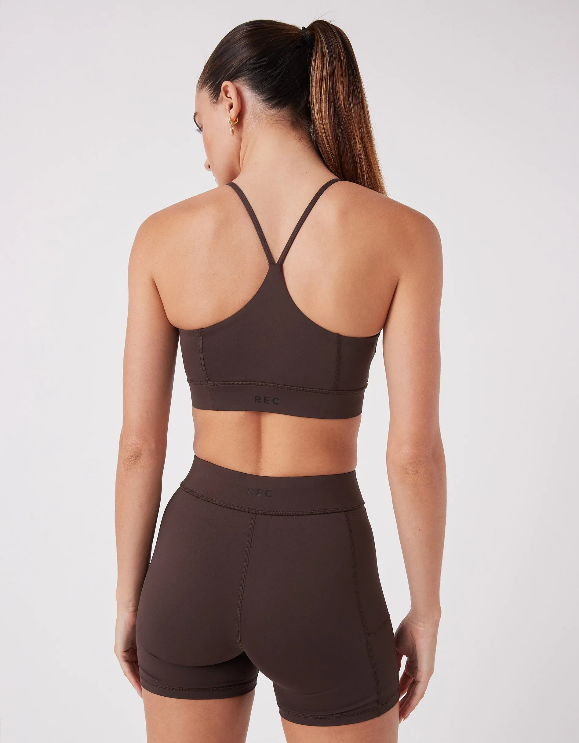 Hold Sports Bra Choc
