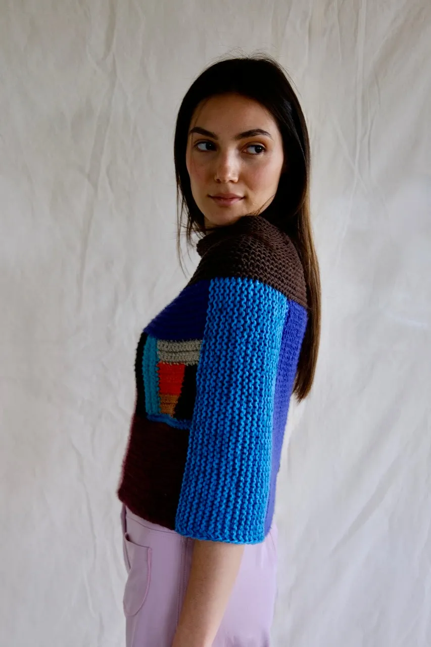 Knitwear No.76 . Electra Poncho