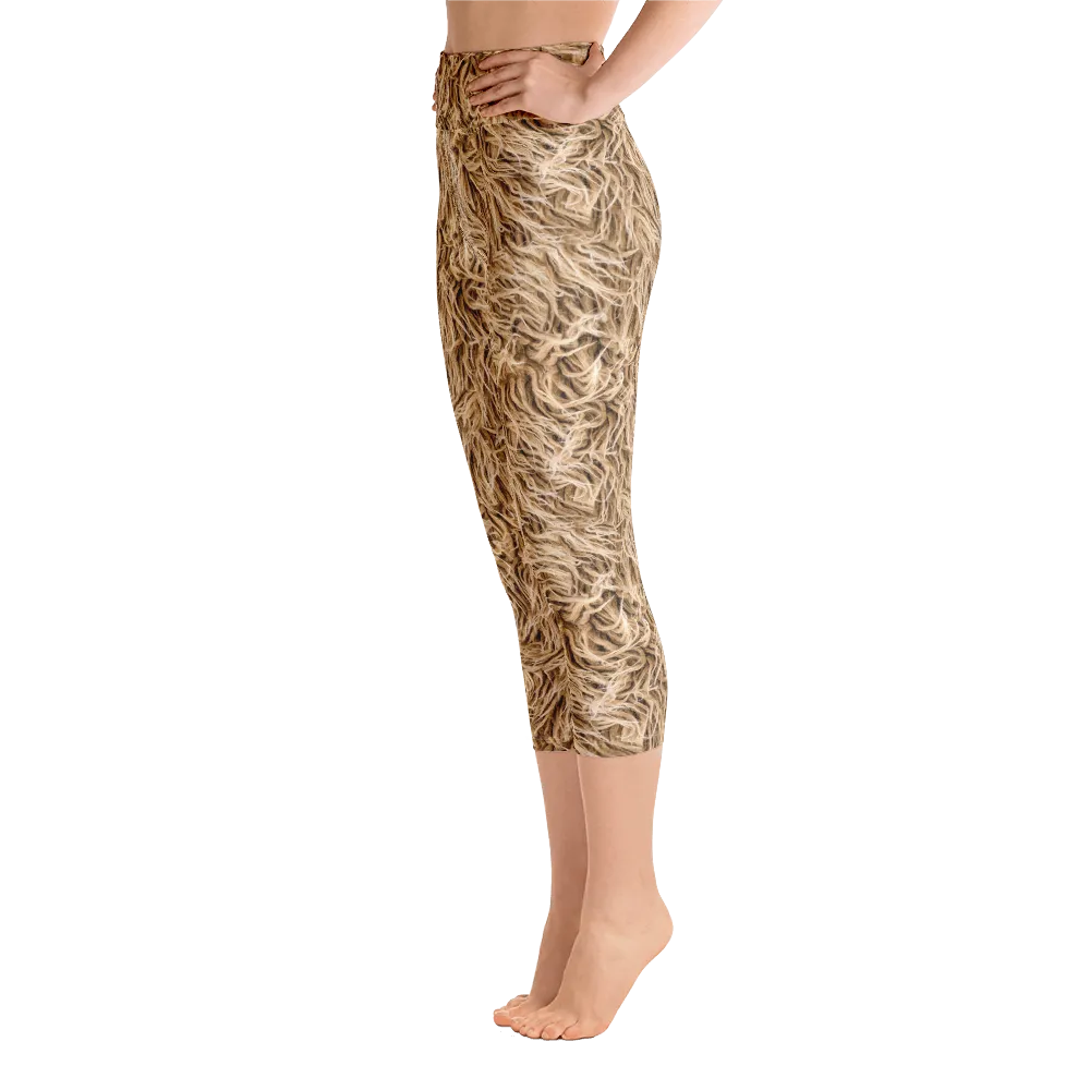 Llama Capri Yoga Pants