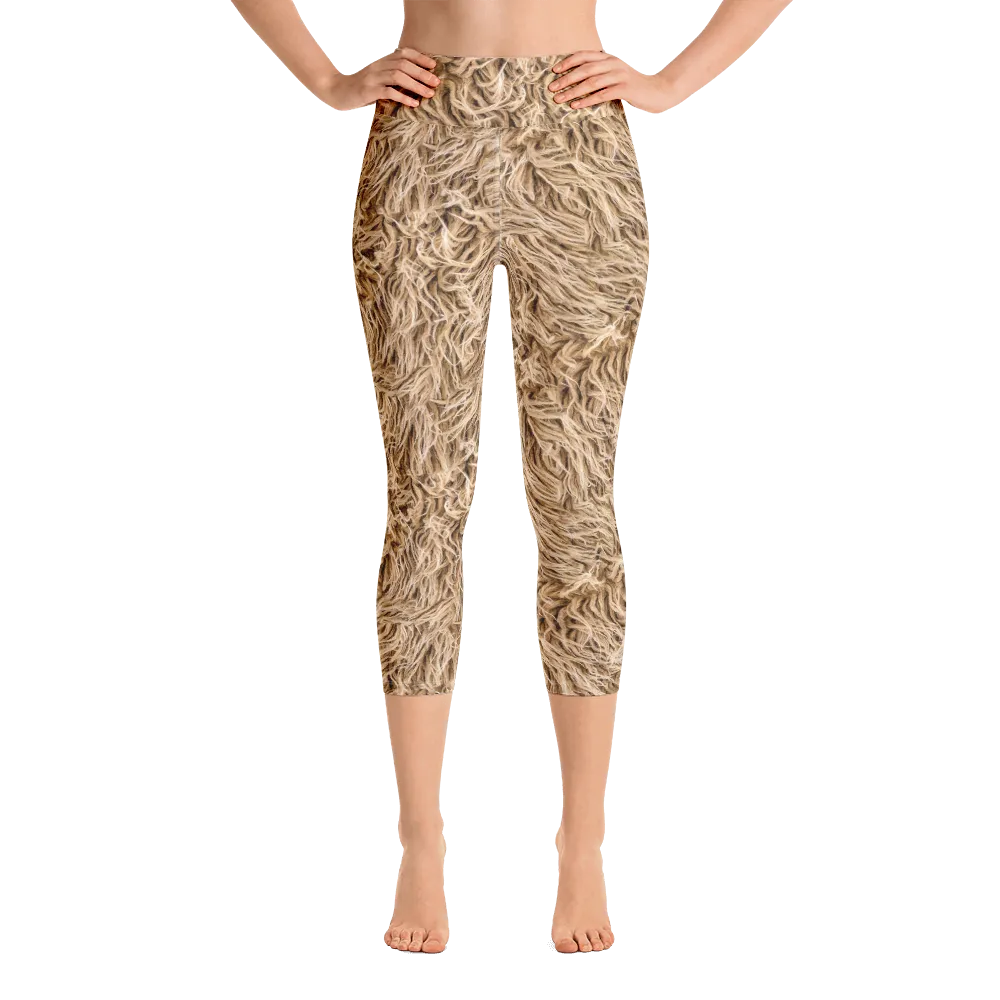 Llama Capri Yoga Pants