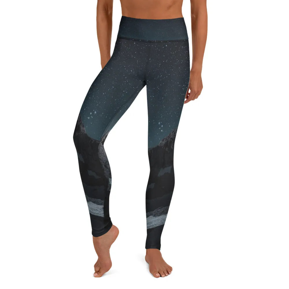 Night sky yoga pants