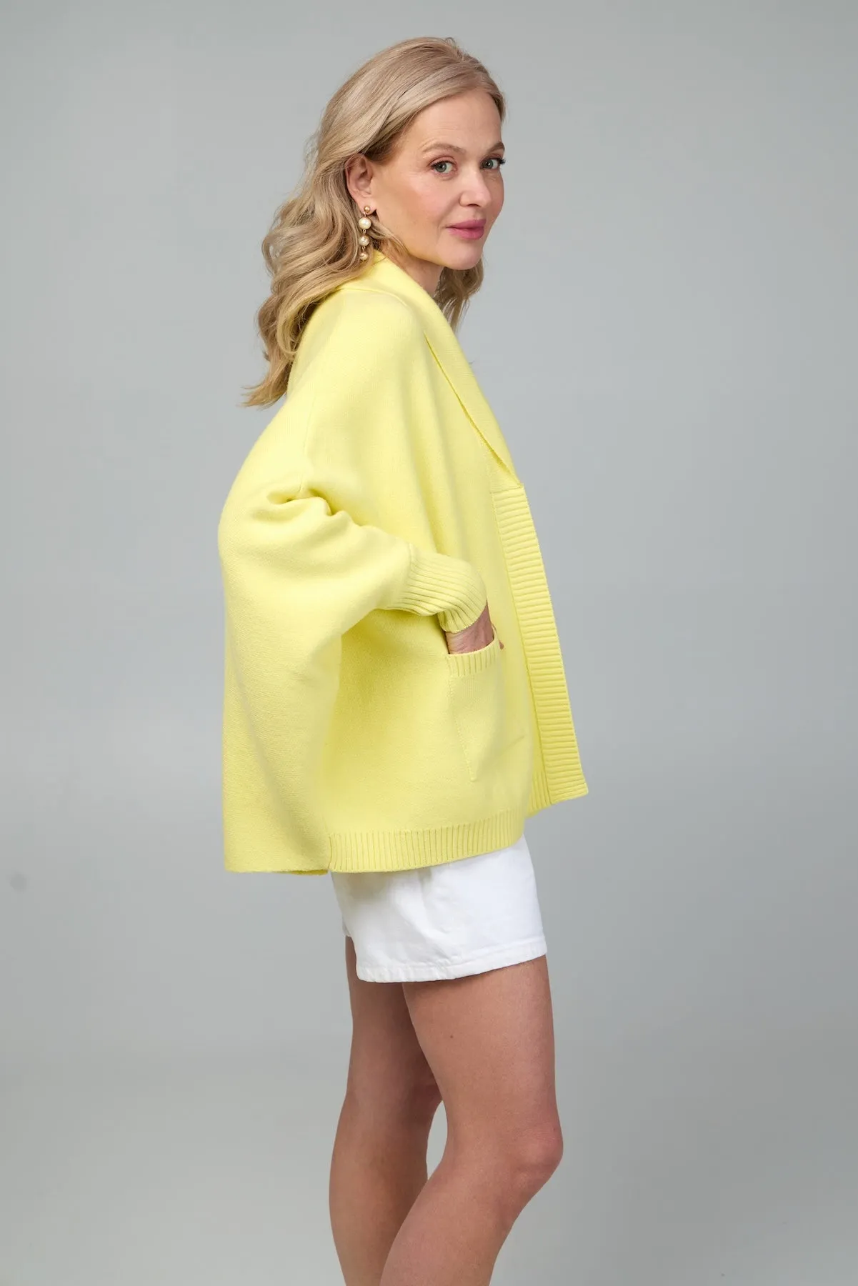 Open Front Oversize Cardigan