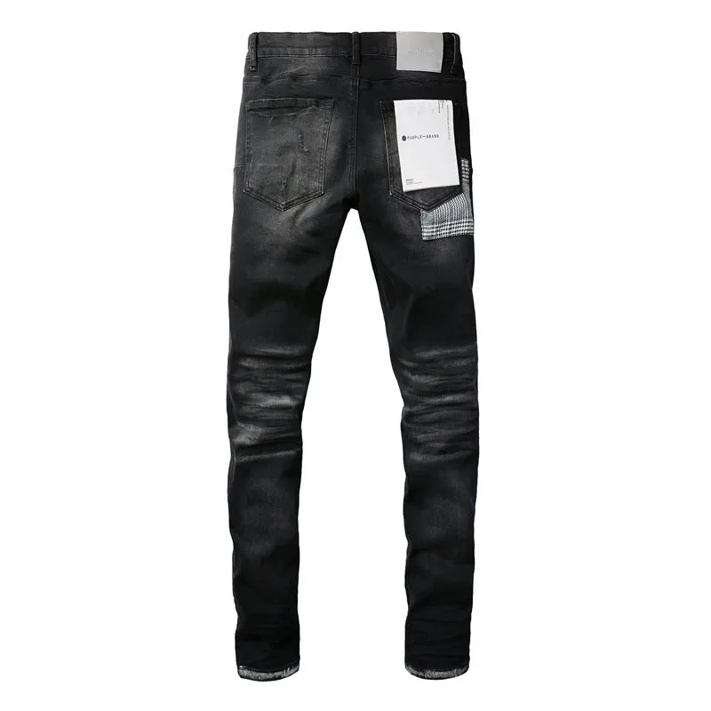 Purple Brand Jeans Black Worn Jeans