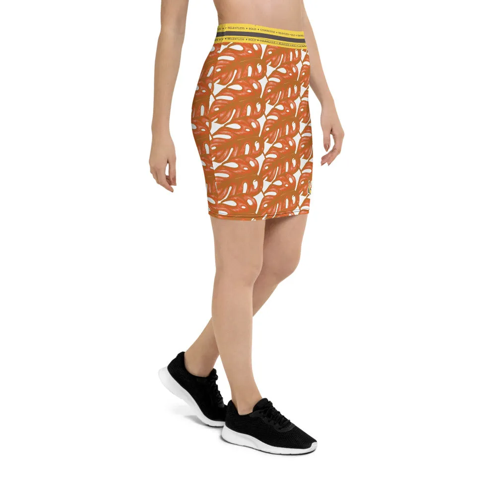 Rotten Banana Clothing Pencil Skirt Peach