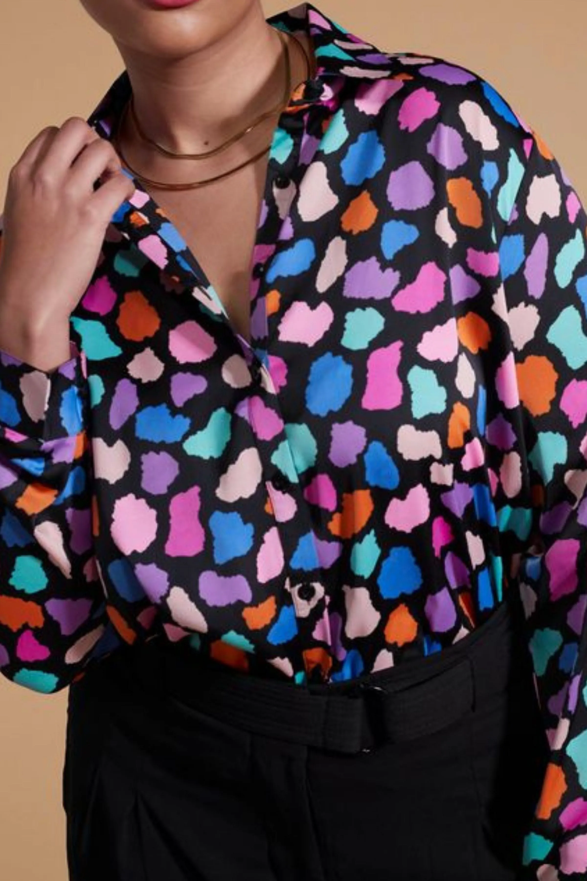 ZONER SATIN SHIRT